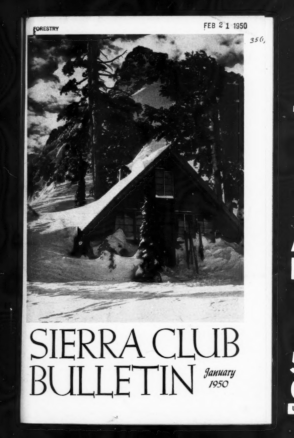 Sierra Club Bulletin 1950 Vol 35 No 1 January thumbnail